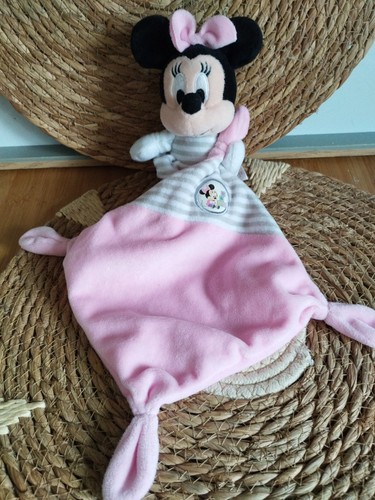 Doudou minnie mouchoir rose - doudou,