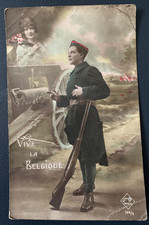 Carte Postale - CPA - WW1 - VIVE LA BELGIQUE / Soldat / Premiere Guerre Mondiale