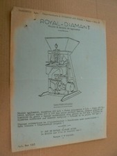 prospectus agricole : moulin a meule en aggloméré ROYAL DIAMANT