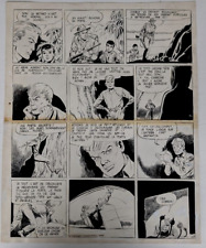 Planche originale encre de chine Tiger Joe par Gérald Forton