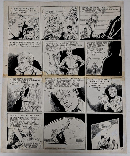 Planche originale encre - , de