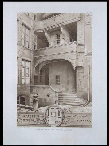 Limoges maison des templiers - maison,