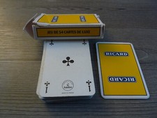 RICARD : ancien jeu publicitaire de 54 cartes