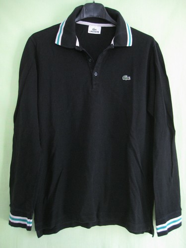 Polo lacoste noir homme - polo,