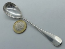 CUILLERE A OEUF MODELE UNI PLAT EN ARGENT MASSIF MINERVE EDMOND BONNESCOEUR 1887