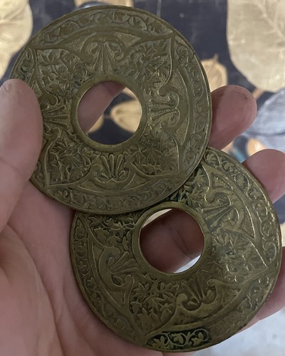Lot bobèche bronze - de, 2