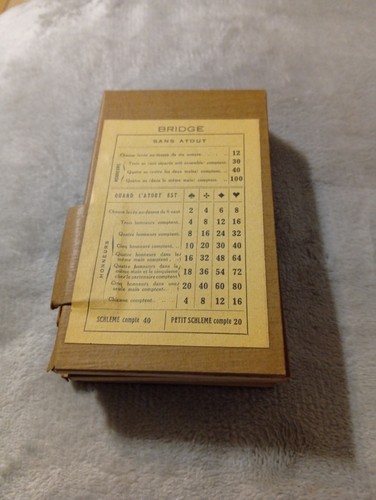 Lot carnets jeu bridge - 4,