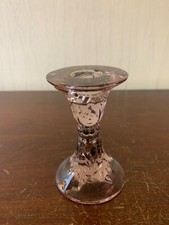 Bougeoir en cristal de Saint