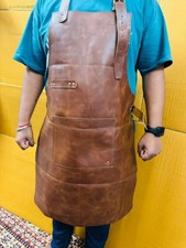 Tablier cuir barbecue boucher