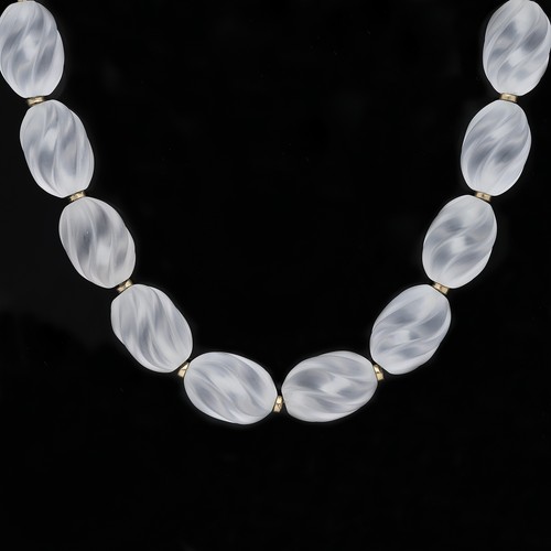 Collier chaîne cristaux - , de