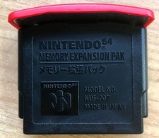 ADAPTATEUR SEUL MEMORY EXPANSION PAK OFFICIEL NINTENDO 64 PAL EURO NUS-007 N64