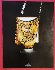 Publicité  HERMES l'Afrique au Cœur Foulard Parfum Bijoux Sac Montre etc 8 pages