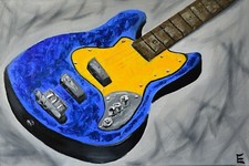 Peinture originale guitare