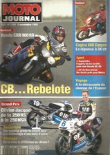 MOTO JOURNAL N°1204 HONDA CBR 900 RR / CAGIVA 600 CANYON / 250 RS à la 250 NSR