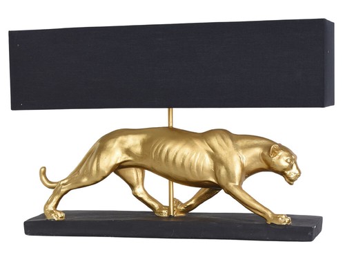 Lampe art déco léopard - déco,