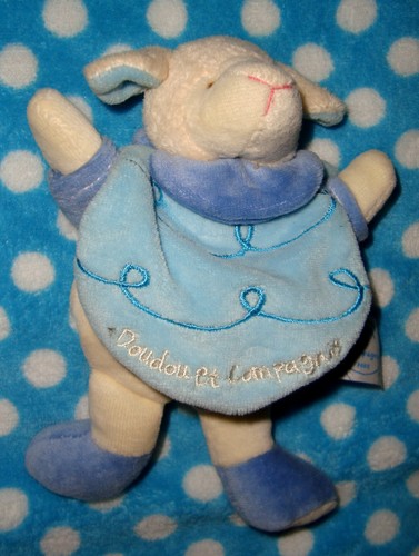 Mouton bleu ciel doudou - ciel, 19
