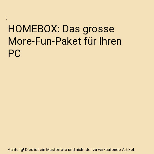 Homebox das grosse - homebox:,