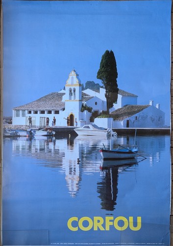 Affiche originale corfou - corfou,