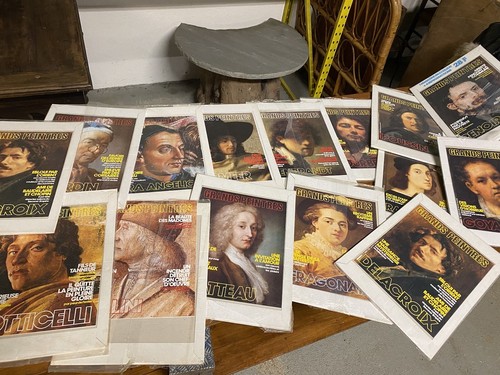 Lot revue grands peintres - lot,