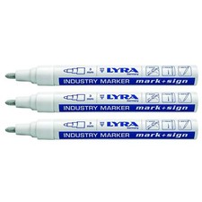 MARQUEURS INDELEBILES BLANCS -