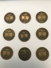 bons pour 1 franc 3pieces de