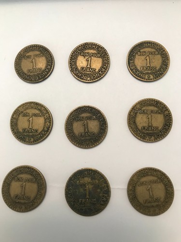Bons pour franc 3pieces - franc, de
