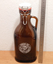 BOUTEILLE VIDE BIERE de SAINT LOUIS alsace BOUCHON PORCELAINE muster geschützt