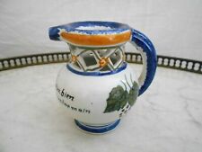 PICHET TROMPEUR " BUVEZ JE LE VEUX BIEN MAIS SACHEZ .. " EN FAIENCE St ARNEAU