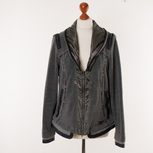 Veste polaire grise femme