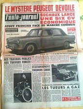 L'AUTO-JOURNAL n°214 du 01/1959; Peugeot 6CV économque/ 175 Motobecane Z 23 C