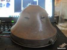 Ancien support de verre pour lustre en cuivre