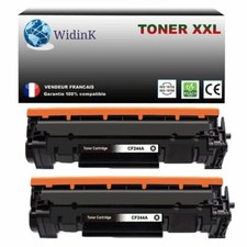 2 Toner compatibles avec HP LaserJet Pro M15a, M15w, CF244A (44A)  Noir 