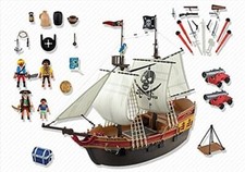 pièce au choix pour playmobil le bateau des pirates 5135 , TBE
