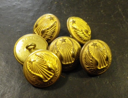 Lot boutons d uniforme - de, 6