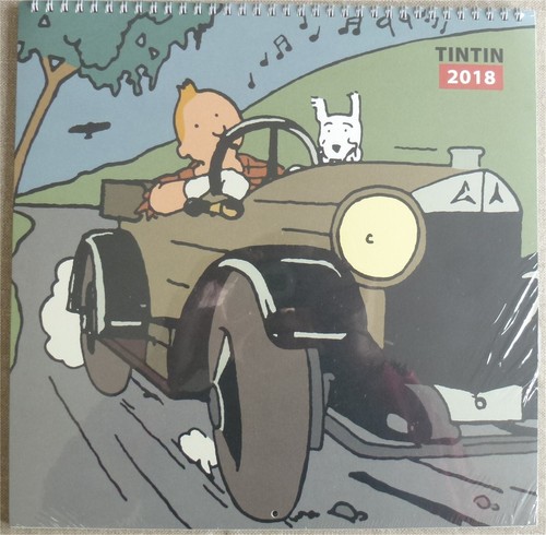 2018 calendrier tintin - 2018-,
