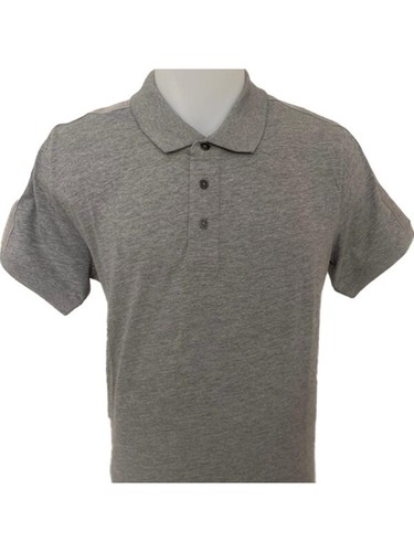 Polo gris clair - , bande