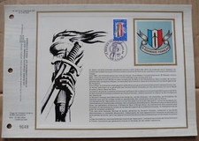 FEUILLET CEF N° 397 S / 218 Soie - 05/03/1977 - LE SOUVENIR FRANCAIS