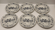 *6 ASSIETTES A DESSERT PORCELAINE PYROC MICRO ONDES LE ROY LOUIS XVI VARENNES  D