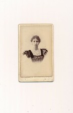 CDV portrait femme face mode
