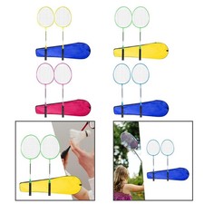 Ensemble de raquettes de badminton 2 pièces, pour débutants en tennis de jeu