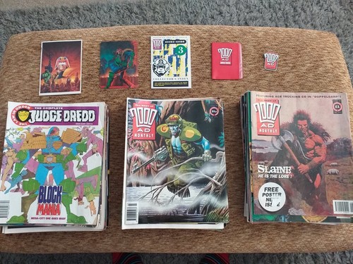 200ad judge dredd comic - judge,
