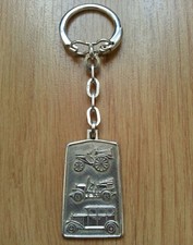 PORTE CLES BIJOU DE SAC ancien VOITURES ANCIENNES en ARGENT MASSIF 835 poinçons