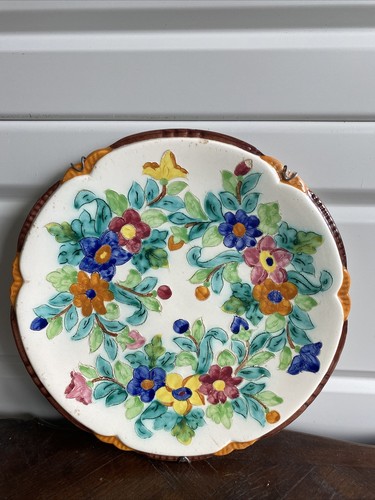 Ancienne assiette decorative - ancienne,