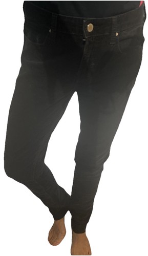 Jean noir velours femme - jean,