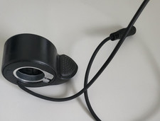 Accélérateur au doigt noir pour vélo électrique, trottinette, scooter