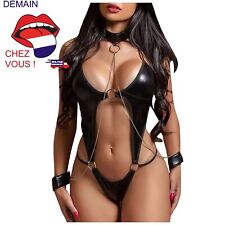 Sexy wetlook cuir pu pvc latex