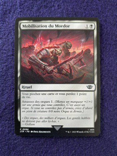 Mtg magic carte mobilisation - mtg,