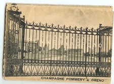 CPA CHAMPAGNE POMMERY & GRENO - Pochette du Domaine Pommery à Reims