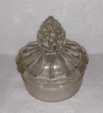 UN COUVERCLE A BONBONS EN VERRE POUR BOCAL  19 ème