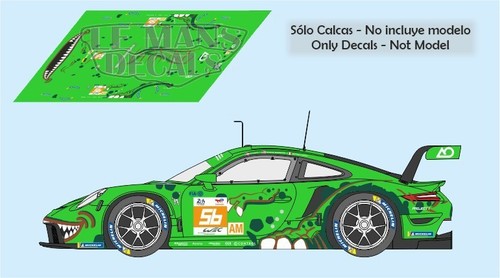 Decals porsche 991 rsr mans - porsche,